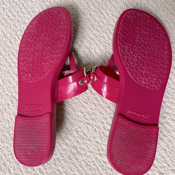 Coach Rikki Jelly Sandals - Size 5 - Picture 4 of 5